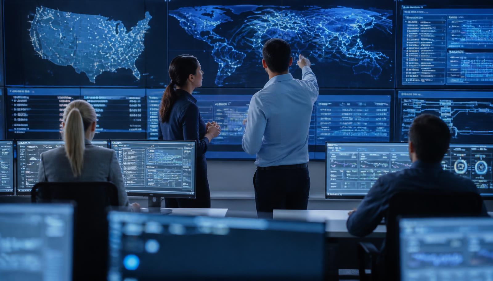 Credinte engineers in a global network operations centre